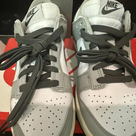 Nike Dunk Low Light Smoke Grey (Women's) - Picture 2 of 9
